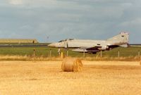 XV399 @ EGQS - Phantom FGR.2 of 56 Squadron at RAF Wattisham taxying at RAF Lossiemouth in September 1988. - by Peter Nicholson