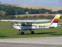 G-BHIN @ EGKA - Cessna C152 G-BHIN Sussex Flying Club - by Alex Smit