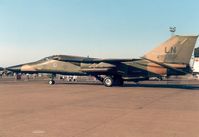 70-2391 @ EGQL - F-111F of 495th Tactical Fighter Squadron/48th Tactical Fighter Wing at RAF Lakenheath on display at the 1988 RAF Leuchars Airshow. - by Peter Nicholson