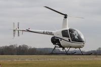 G-EPAR @ EGBG - ROBINSON R22 BETA, c/n: 2781 - by Trevor Toone