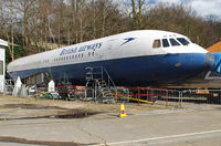 G-ARVM @ EGLB - Vickers VC-10 Fuselage at Brooklands - by moxy