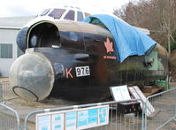 KB976 @ EGLB - Lancaster BX Nose Ex RCAF at Brooklands. Kermit Weekes has the rest of this aeroplane in Florida I believe. - by moxy