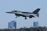 10804 @ NFW - Pakistani Air Force F-16D landing during flight test at NAS Fort Worth (Carswell Field) - by Zane Adams