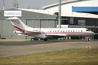 N618WF @ EGGW - Global Express being parked at Luton - by Terry Fletcher