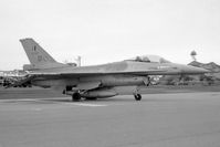 FA-82 @ EGUA - SABCA F-16A Fighting Falcon. From 31 Smaldeel, Kleine Brogel (10 Wg) and seen at the USAF Open Day, RAF Upper Heyford in 1992. - by Malcolm Clarke