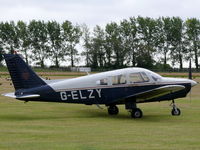 G-ELZY @ EGHR - Piper Pa28-161 Cherokee Warrior II G-ELZY Goodwood Flying Club - by Alex Smit