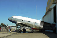 N86553 @ FTW - At Fort Worth Meacham Field - Under restoration to WWII C-47 configuration.