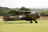 G-ANRP @ X5FB - Taylorcraft J Auster Mk5. As TW439 of the Royal Air Force. Seen here visiting Fishburn Airfield during VE Day celebration's in 2005. - by Malcolm Clarke