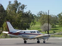 N580RA @ POC - Parked at Brackett - by Helicopterfriend