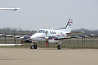 N11 @ AFW - FAA King Air on the ramp at Alliance