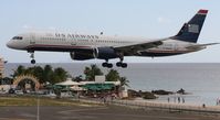 N942UW @ TNCM - US Airways N942UW landing at TNCM - by Daniel Jef