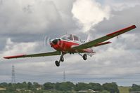 G-CBBT @ FISHBURN - Scottish Aviation Bulldog T1 at Fishburn Airfield in 2008. Ex RAF XX528 having served with Oxford UAS (University Air Squadron) at RAF Benson. - by Malcolm Clarke