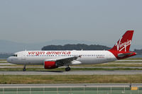 N621VA @ SFO - Virgin America's presence is felt at SFO - by Duncan Kirk