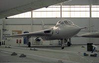 WZ744 @ EGWC - Avro 707C. Designed and built to prove the delta-wing design technology for the Vulcan bomber. At the Aerospace Museum, RAF Cosford in 1991. - by Malcolm Clarke