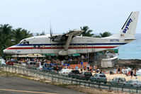 N377MQ @ SXM - visitor - by Wolfgang Zilske