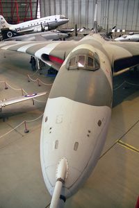 XJ824 @ EGSU - Avro 698 Vulcan B2A at The Imperial War Museum, Duxford in 1998. - by Malcolm Clarke