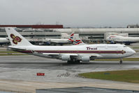 HS-TGP @ EGLL - Thai International 747-400