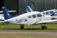 G-BFYM @ EGCF - Previously based at the now closed Sheffield City Airport. - by MikeP