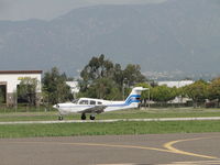 N222HB @ POC - Rolling out after touch down - by Helicopterfriend