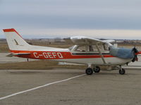 C-GEFQ @ CYQV - C-GEFQ sitting on the ramp at YQV just before taking my dad up for his first flight with me as a PIC - by Brent Weaving