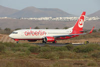 D-ABKI @ GCRR - Air Berlin B737 at Arrecife , Lanzarote in March 2010 - by Terry Fletcher