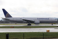N77014 @ EGCC - Continental Airlines Boeing 777-224(ER) - by Peter Baireder