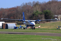 N203SF @ 7B9 - Lifting off with a load of skydivers at Ellington, CT - by Dave G