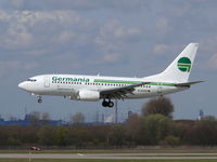 D-AGEQ @ EDDL - Germania; Boeing 737-75B. - by Robert_Viktor