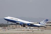 N178UA @ KLAX - Boeing 747-400 - by Mark Pasqualino