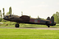 PA474 @ EGSX - Avro 683 Lancaster B1 at North Weald Airfield in 1992. - by Malcolm Clarke