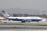 N127UA @ KLAX - Boeing 747-400
