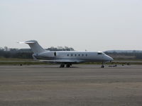N300GP @ EGFH - Challenger 300 bizjet visiting the airport - by Roger Winser