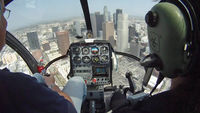 N181CC - Downtown LA (captured screenshot from GoPro HD video camera) - by Marty Kusch