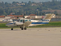 N59DL @ KCMA - 1979 Beech 76 getting ready for engine start - by Steve Nation