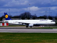 D-AIRW @ EGCC - Lufthansa - by Chris Hall