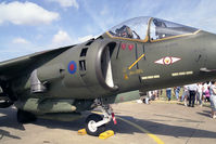 ZD379 @ EGWZ - British Aerospace Harrier GR5 at Air Tattoo 1990, RAF Alconbury. - by Malcolm Clarke