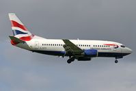 G-GFFA @ EGNT - Boeing 737-59D lined up for 07 at Newcastle Airport in 2006. - by Malcolm Clarke