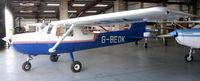 G-BEOK @ EGNE - At the Technical college - by Paul Lindley