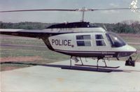 N2877F - Picture taken in early 1980's when a police helicopter for the Oklahoma City Police Department. - by Tyler Green