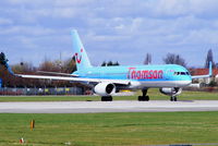 G-OOBE @ EGCC - Thomson - by Chris Hall