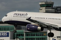 G-OZBT @ EGCC - Monarch Airlines - by Chris Hall