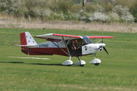 G-PAWZ @ EGTH - G-PAWZ departing Shuttleworth (Old Warden) Aerodrome. - by Eric.Fishwick