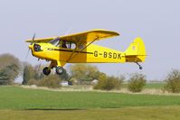 G-BSDK @ EGCL - at Fenland on a fine Spring day for the 2010 Vintage Aircraft Club Daffodil Fly-In - by Terry Fletcher