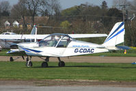 G-CDAC @ EGSF - 2004 Cosmik Aviation Ltd EV-97 TEAMEUROSTAR UK at Peterborough Conington - by Terry Fletcher