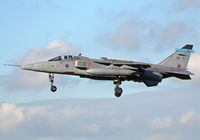 XX725 @ EGXC - Royal Air Force Jaguar GR3A (c/n S22). Operated by 6 Squadron, coded 'EE'. - by vickersfour