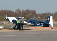 G-DAZZ @ EGLK - vISITING RV-8 GETTING SOME FUEL - by BIKE PILOT