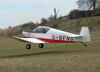 G-BFNG @ EGHP - ABOUT TO TOUCH DOWN RWY 03. JODEL FLY-IN 2010-04-11 - by BIKE PILOT