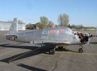 UNKNOWN @ KAXN - A bare metal Mooney in the process of being restored it appears. No registration number on this aircraft. - by Kreg Anderson