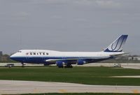 N197UA @ KORD - Boeing 747-400