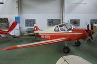 HB-SUM @ LSZR - CAB (Constructions Aeronautiques De Bearn) GY.201 Minicab at the Fliegermuseum Altenrhein